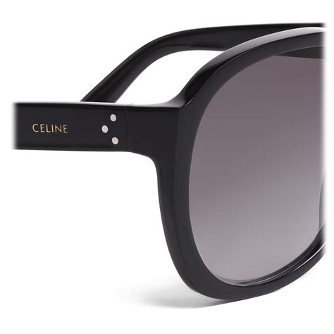 celine black round glasses|Celine black sunglasses.